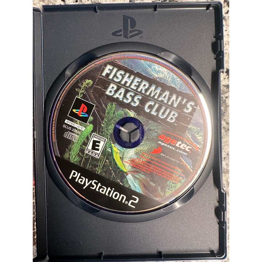 Fishermans Bass Club PlayStation 2 PS2 Video Game NTSC U C Complete - Picture 3 of 4